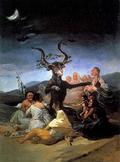 Francisco de goya y Lucientes Witches- Sabbath